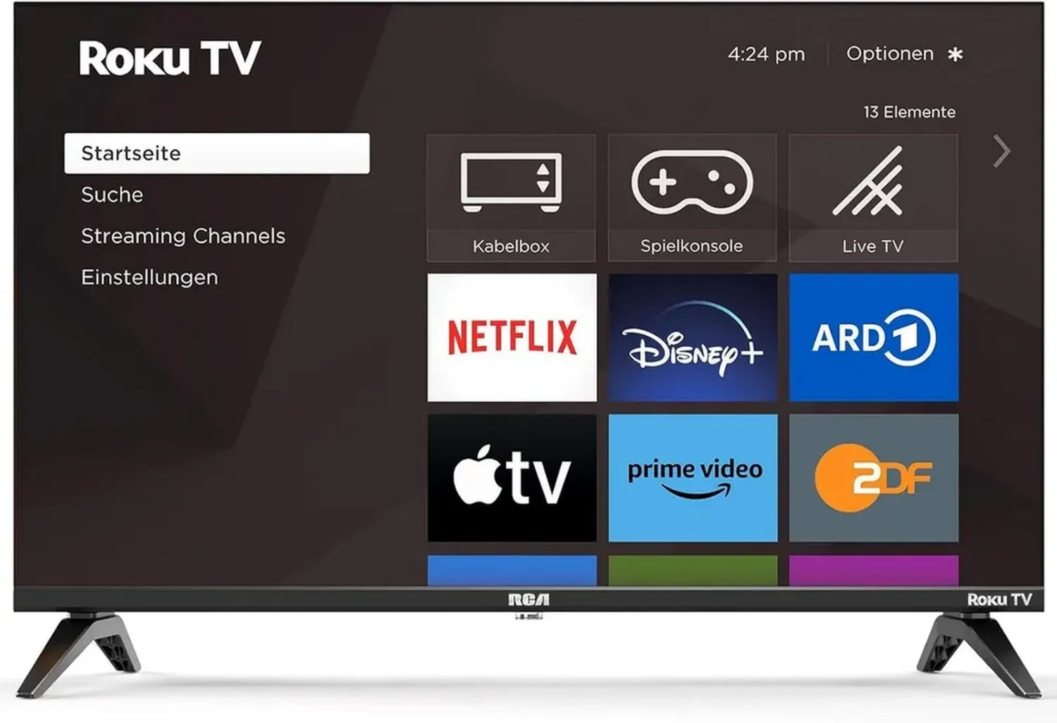 RCA 32 Zoll HD Smart TV mit Roku & Triple Tuner, WLAN, HDMI und USB