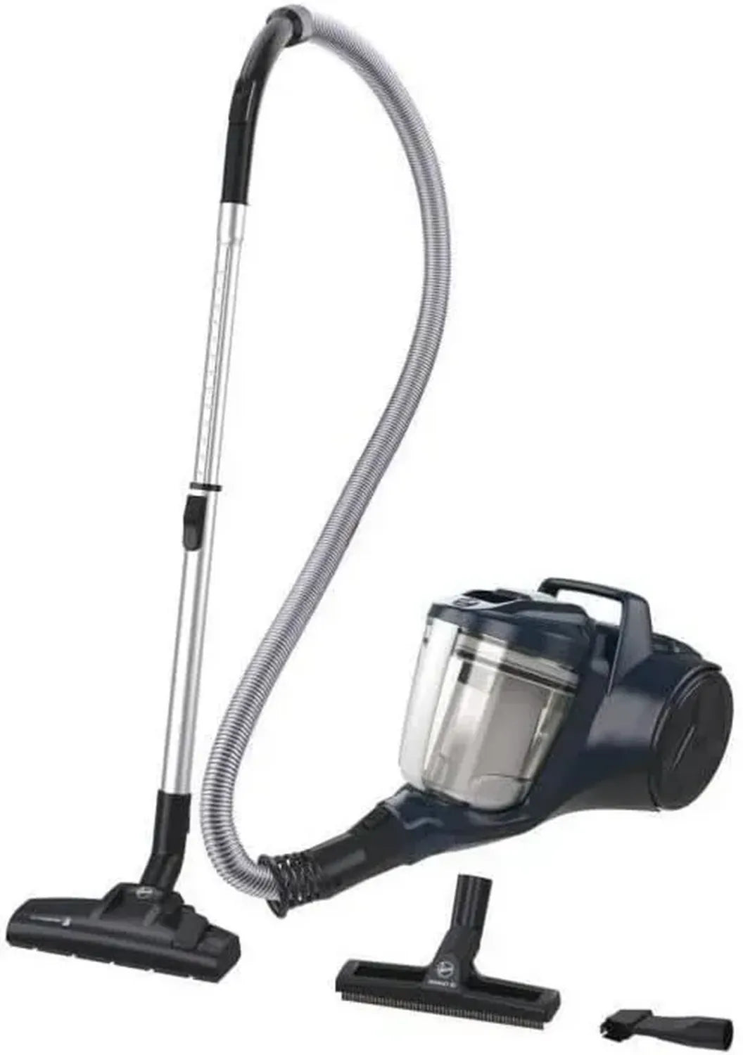 Hoover HP1 Beutelloser Staubsauger, kompakt & kraftvoll, 2L Tank, leicht, EPA-Filter, integriertes Zubehör, Kabel