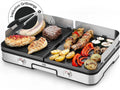 ELEKTROGRILL Tischgrill 2400W mit Grillzubehör für Innen & Außen