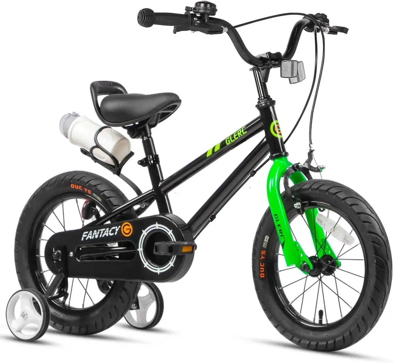 Kinderfahrrad Glerc Fantasy 12-20 Zoll mit Scheinwerfer und Ständer, ideal als Geburtstagsgeschenk für 2- bis 14-Jährige, verschiedene Farben