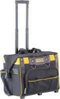 STANLEY FatMax Rollender Werkzeugkoffer mit Teleskopgriff und robuster Öffnung, 50x36x41 cm
