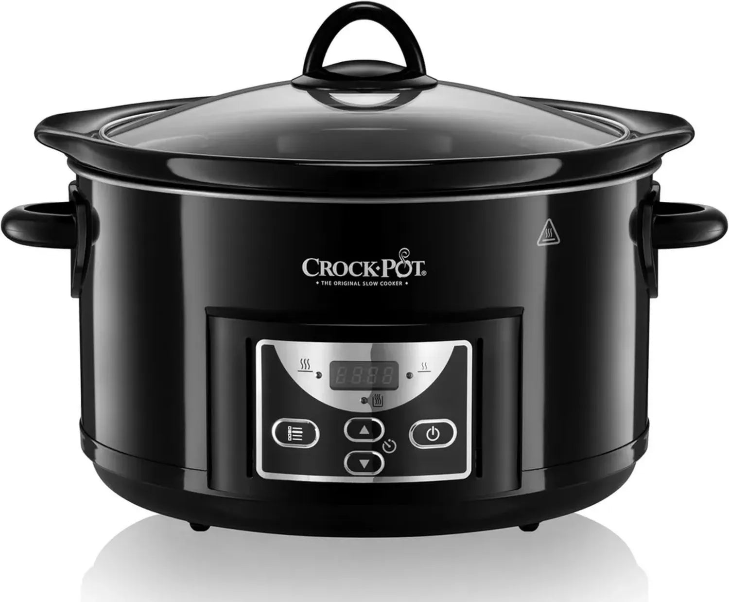 Crockpot Slow Cooker 4,7 l mit Timer, Für 5 Personen, Schwarz