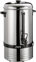 Saro Edelstahl Kaffeemaschine 10L mit Rundfilter und Sicherheitszapfhahn