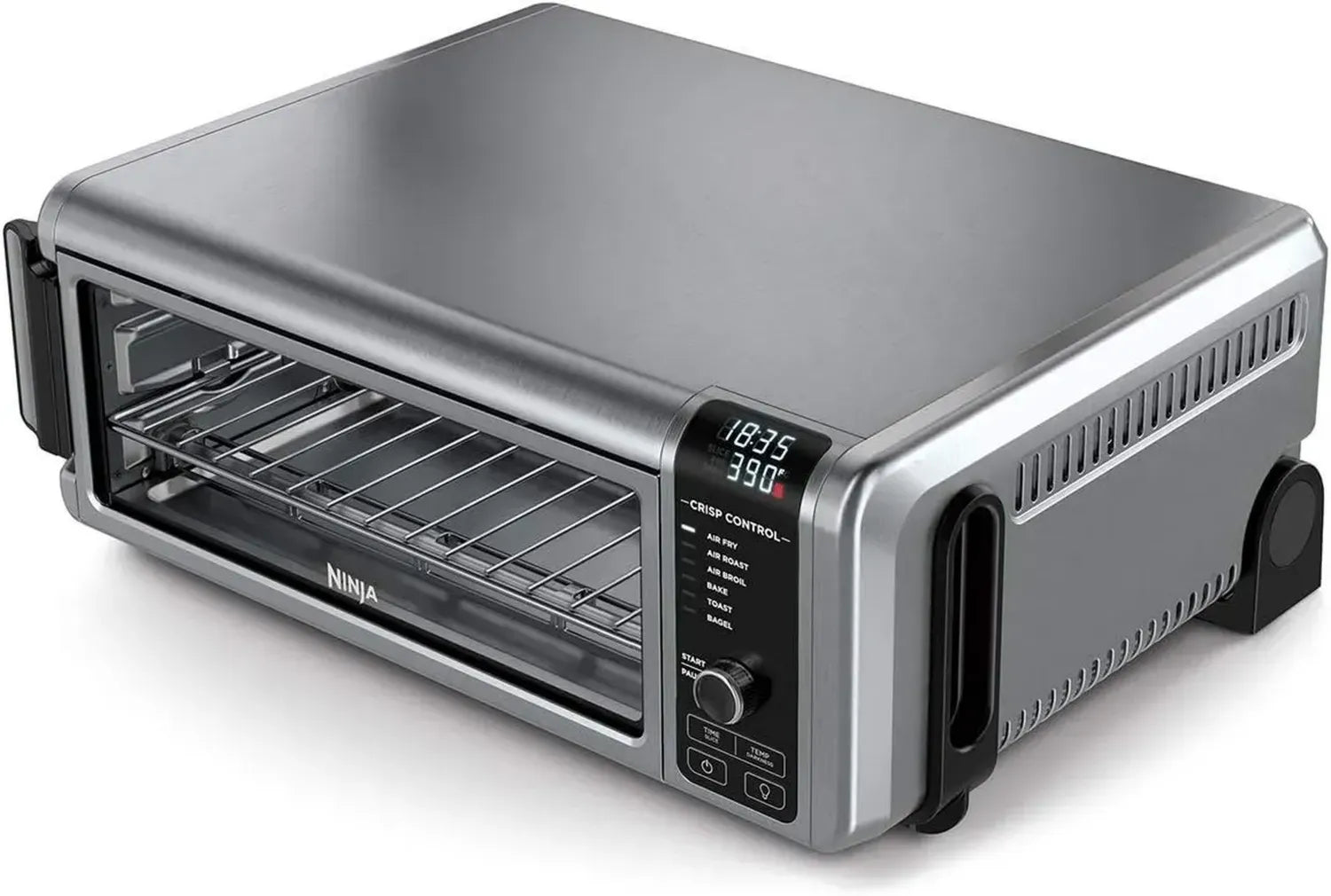 Ninja Foodi 8-in-1 Mini-Ofen: Heißluftfritteuse, Grill & Backofen in Silber